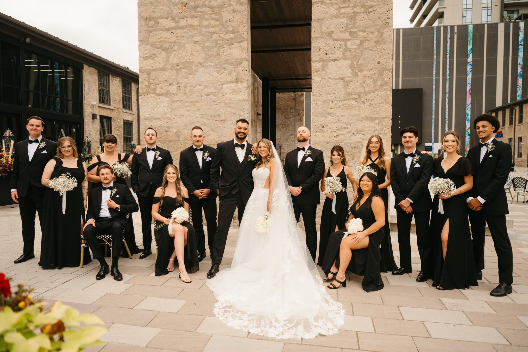 Tapestry Hall Wedding: A&M's Black Tie Celebration